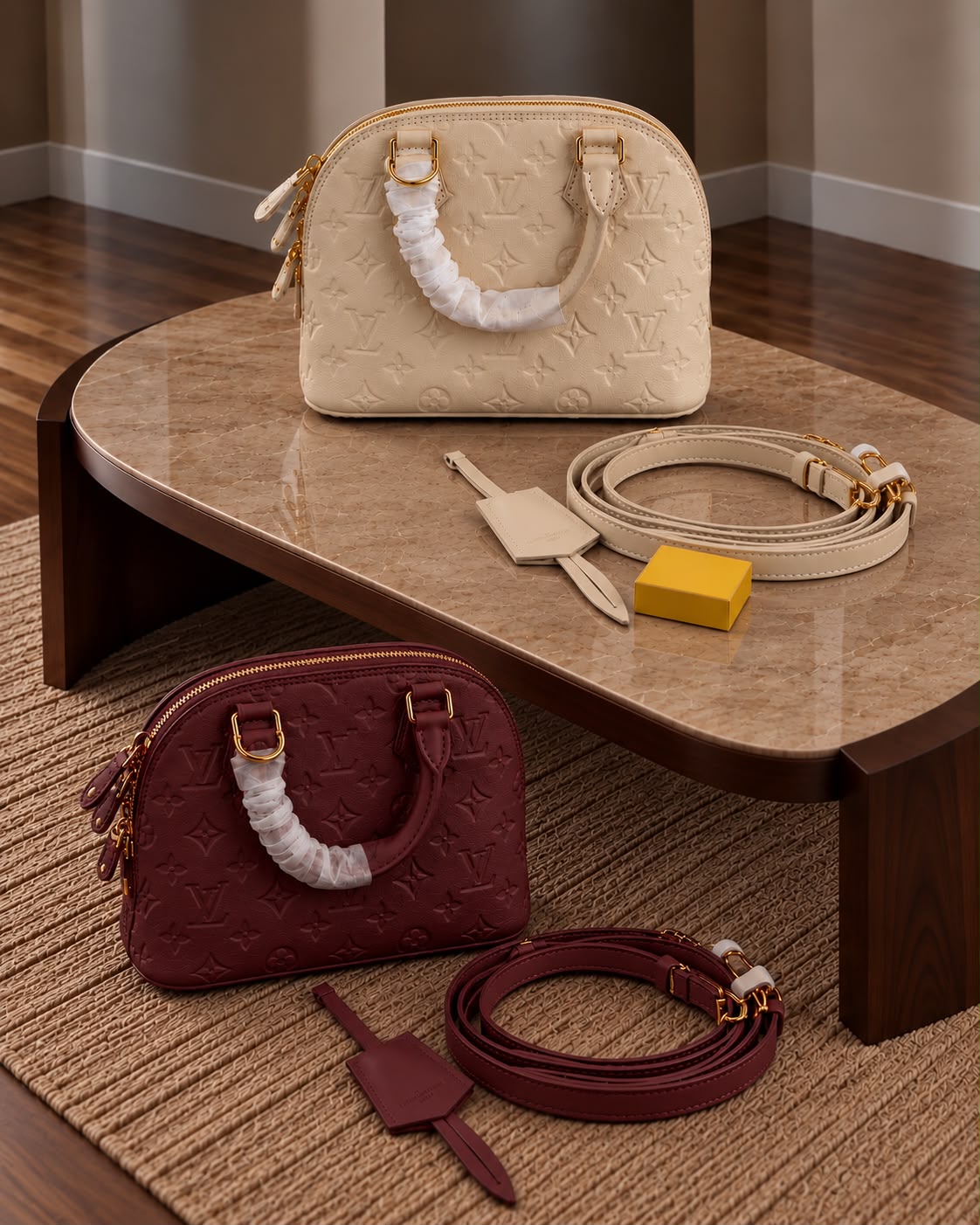 Louis Vuitton Alma BB Monogram Empreinte Leather Bag