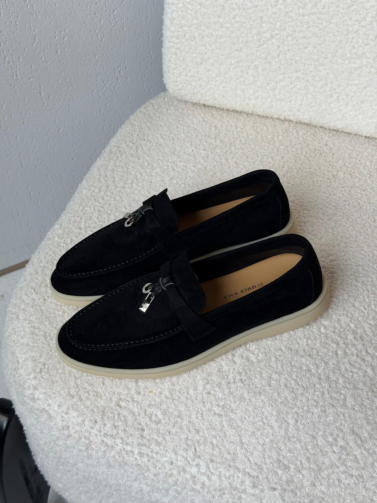 Loro Piana Summer Walk Suede Loafers