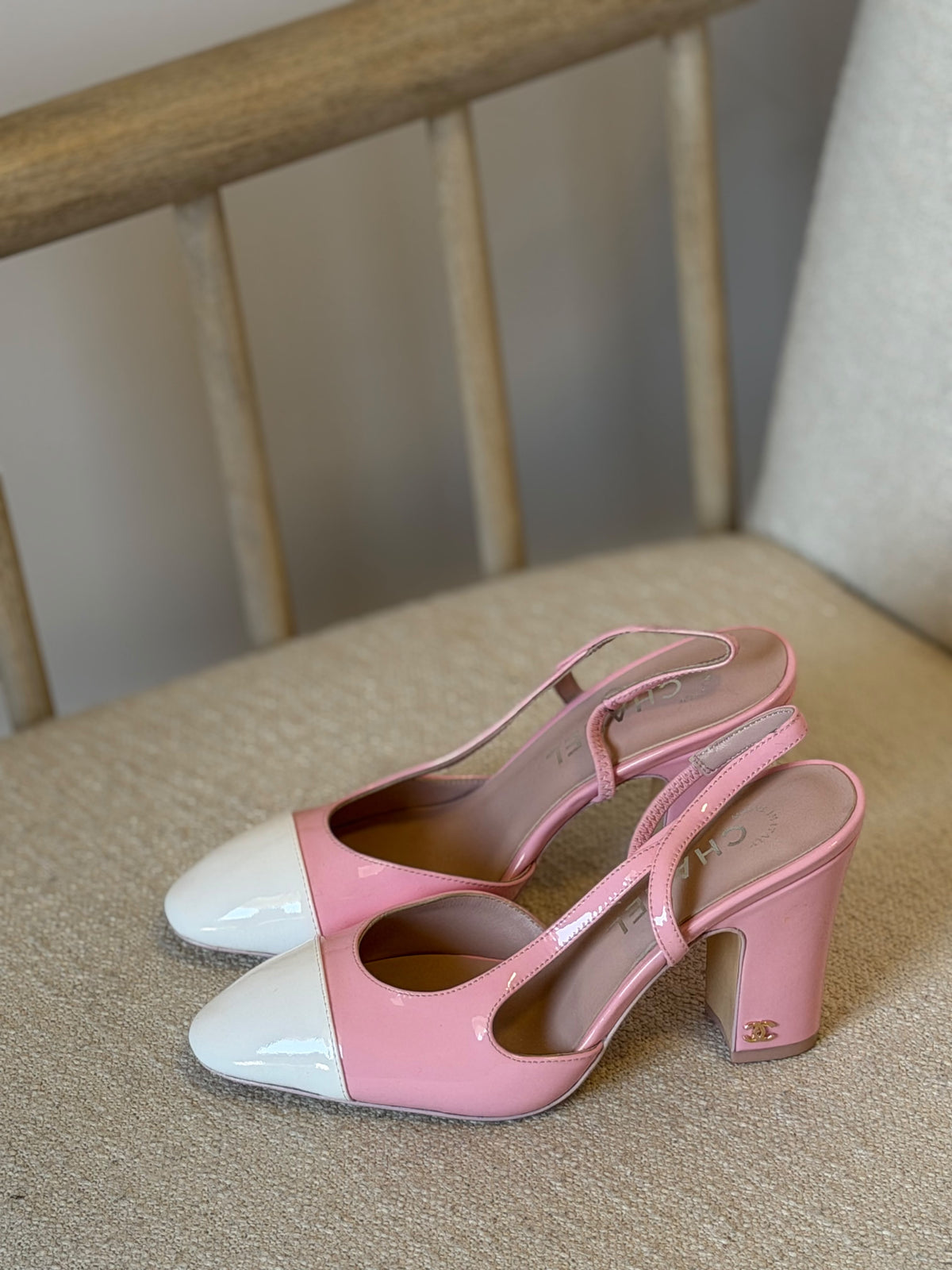 Chanel Slingback Heels