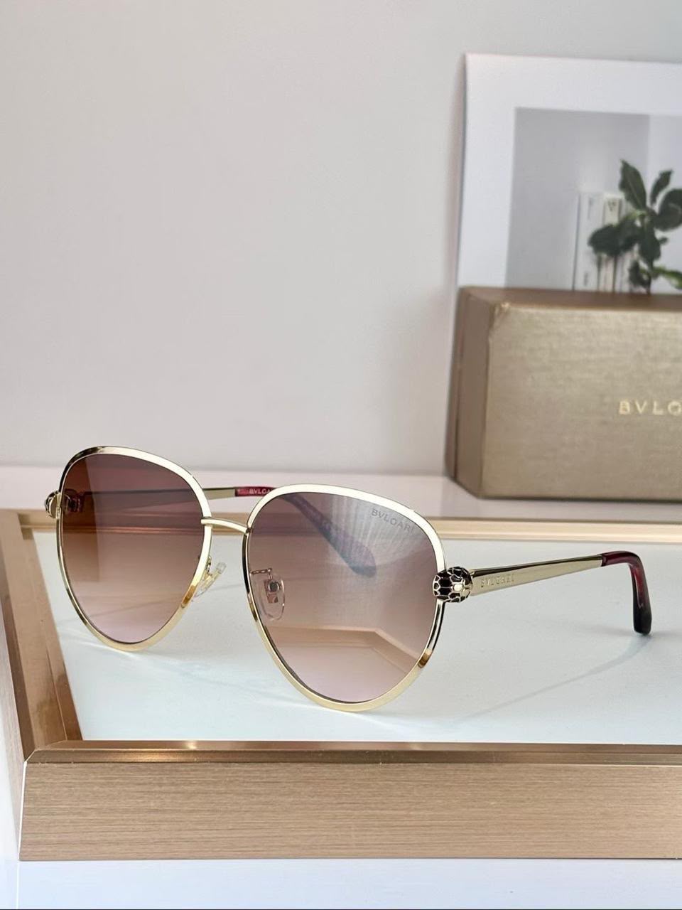 Bvlgari Serpenti Aviator Sunglasses