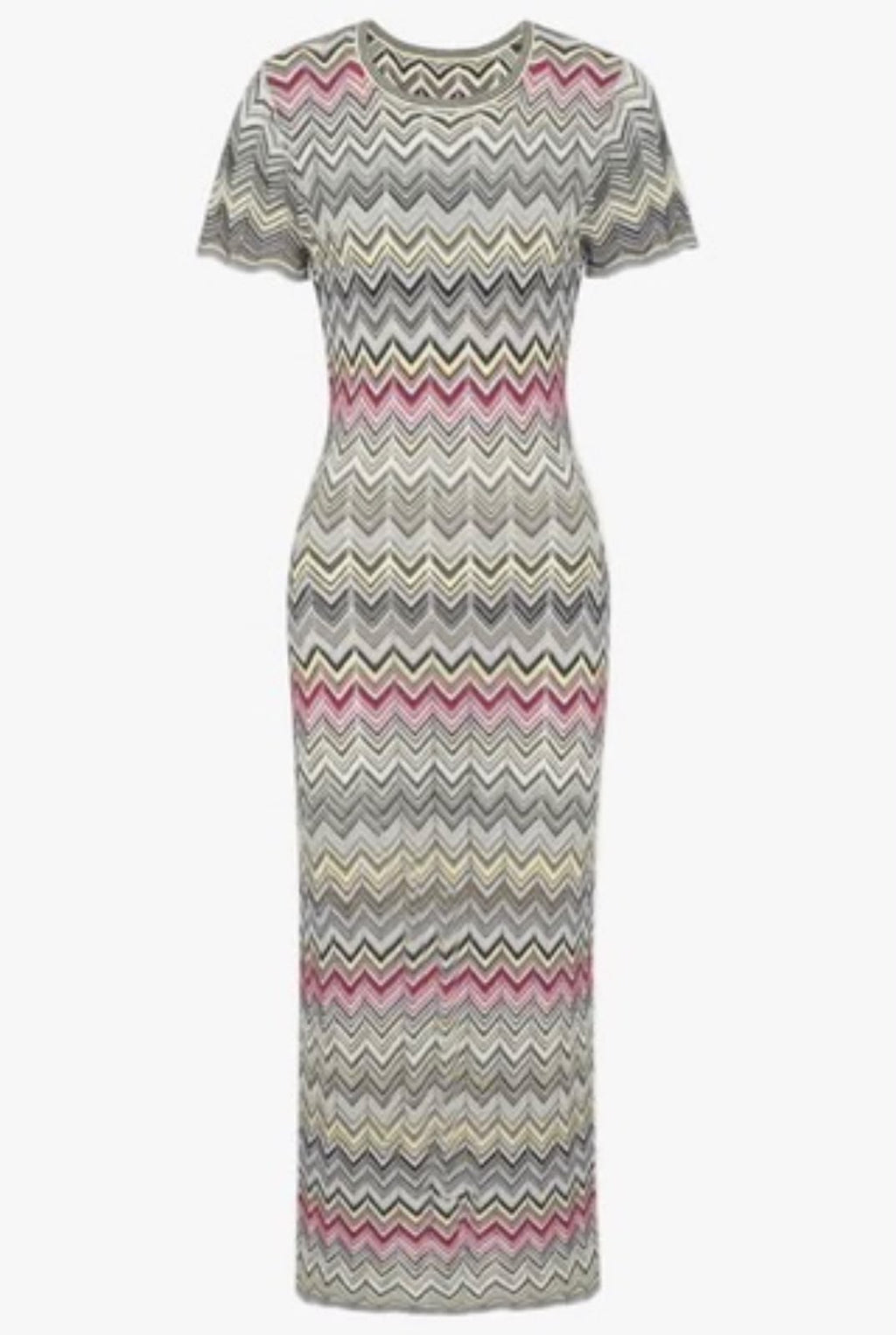 Missoni Zigzag Knit Midi Dress