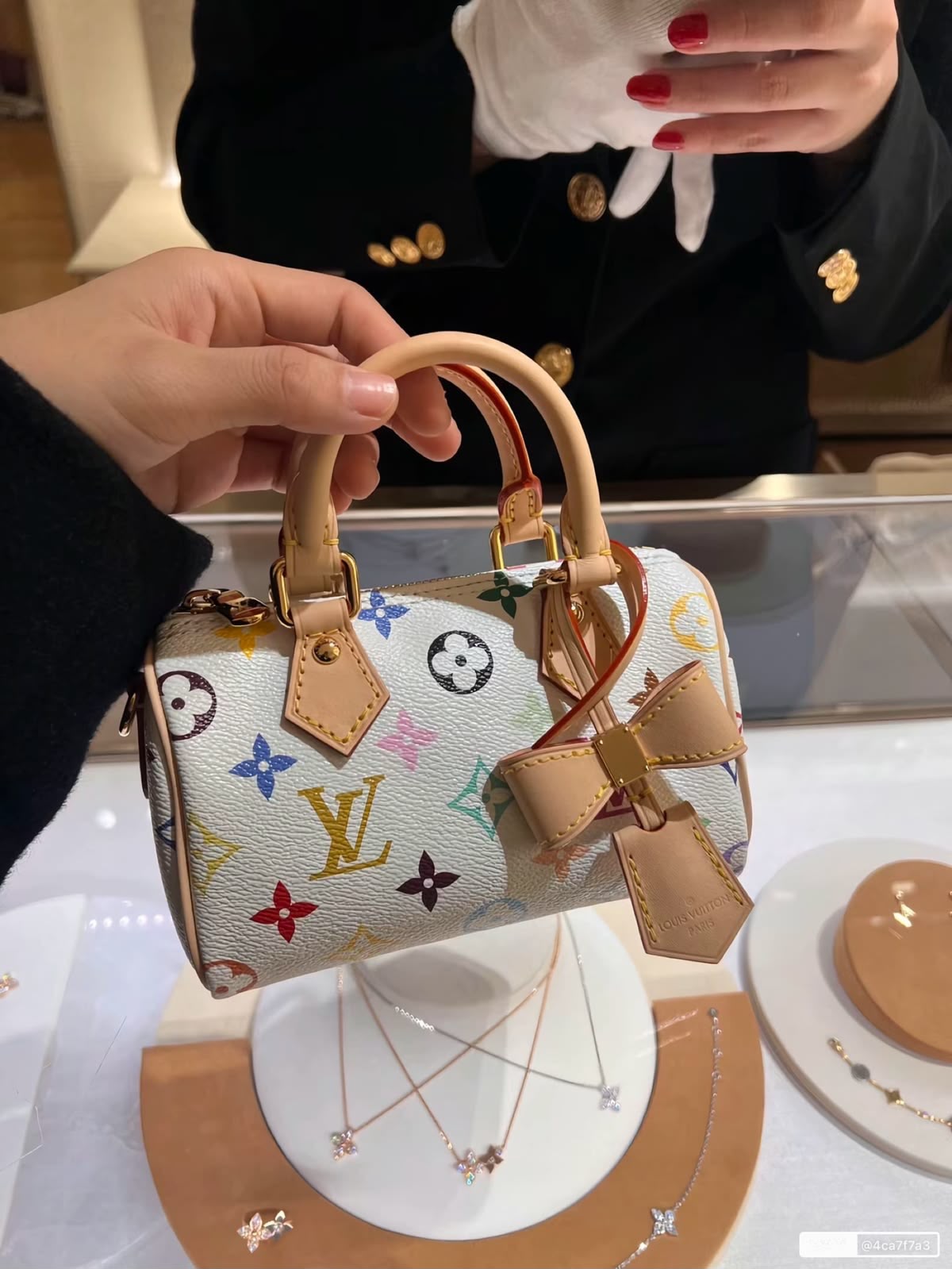 LOUIS VUITTON Nano Multicolor Bow Bag