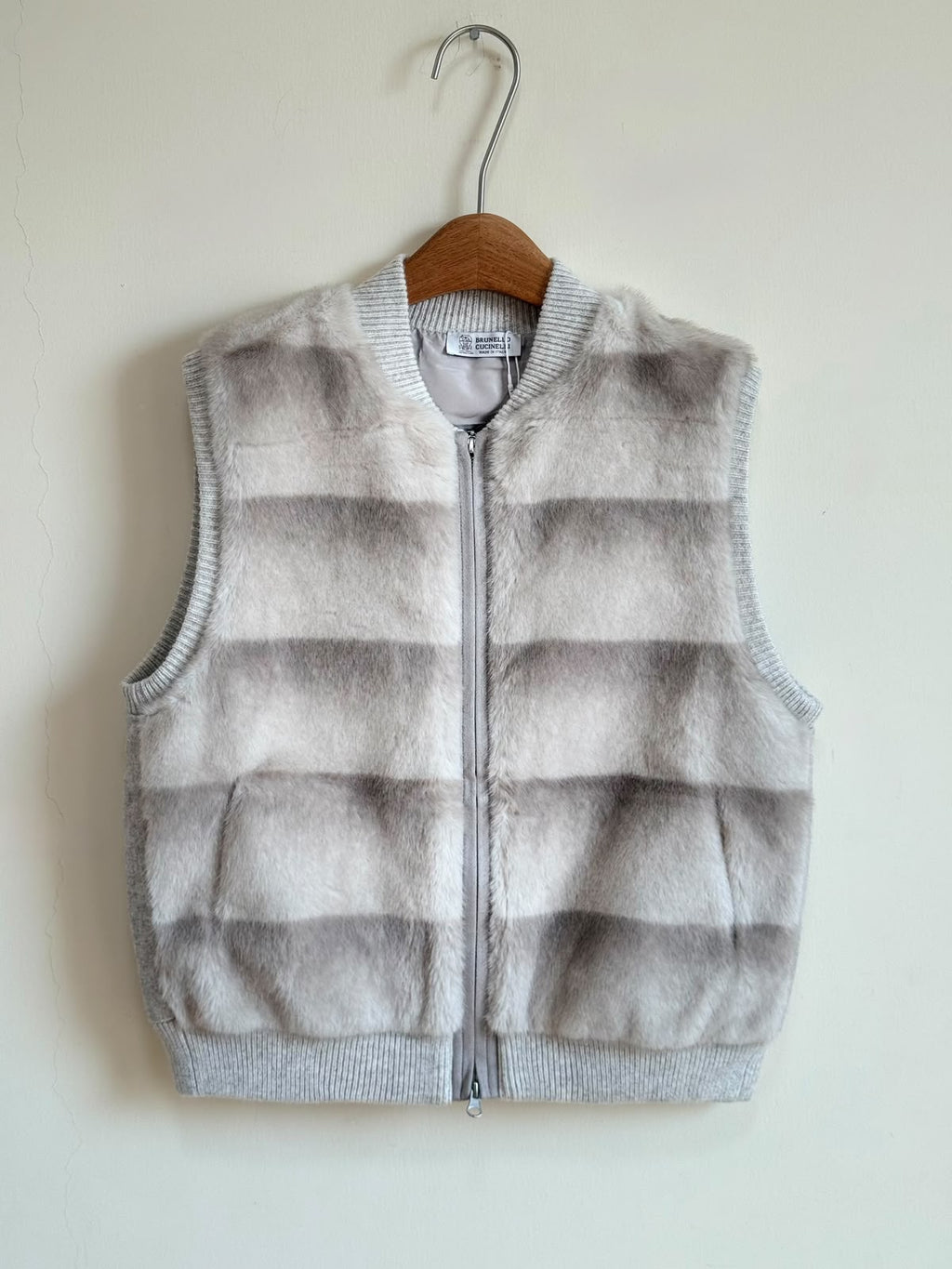 BRUNELLO CUCINELLI Textured Zip-Up Vest