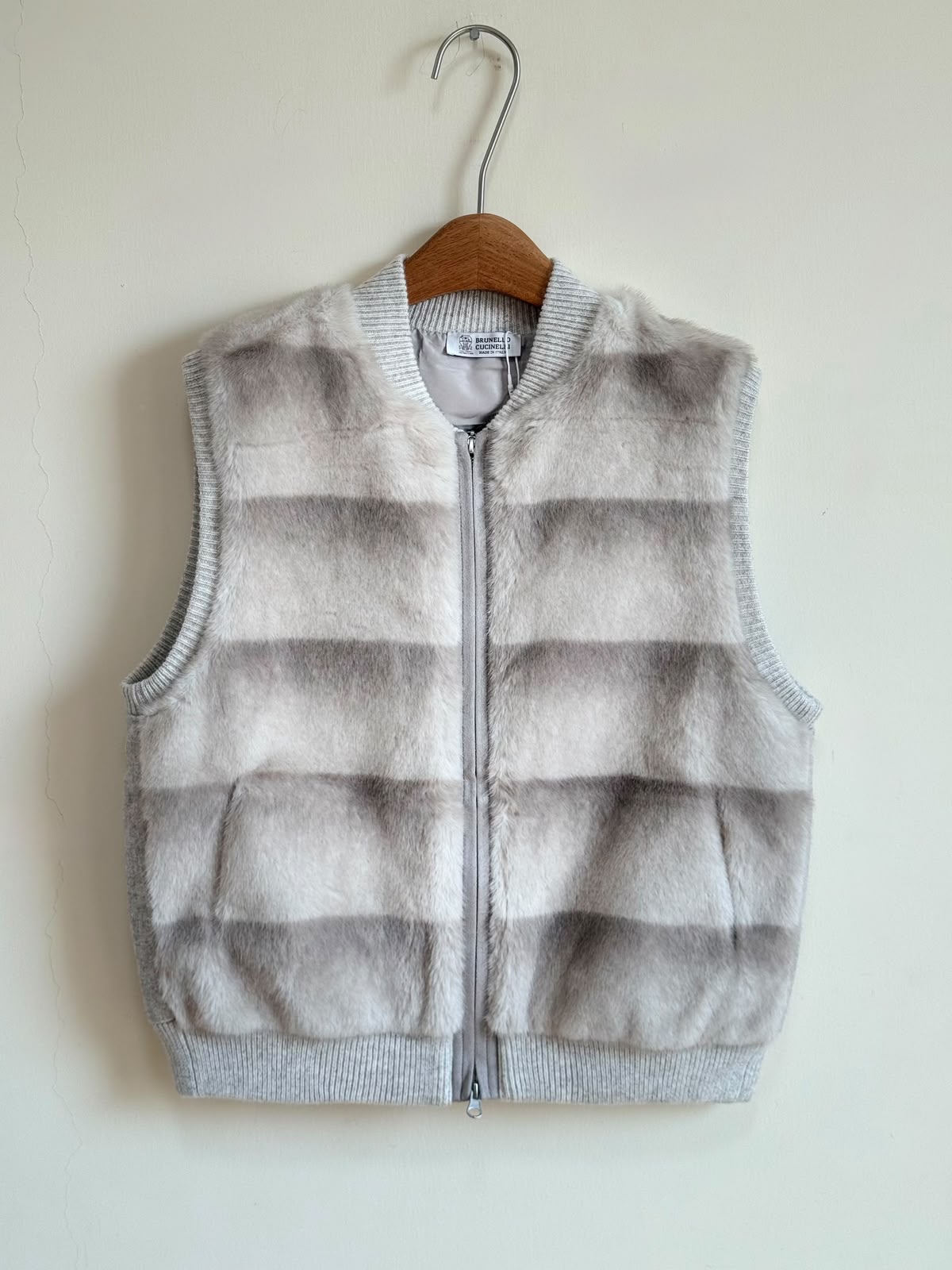 BRUNELLO CUCINELLI Textured Zip-Up Vest