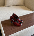 Chanel Crocodile-Embossed Patent Leather