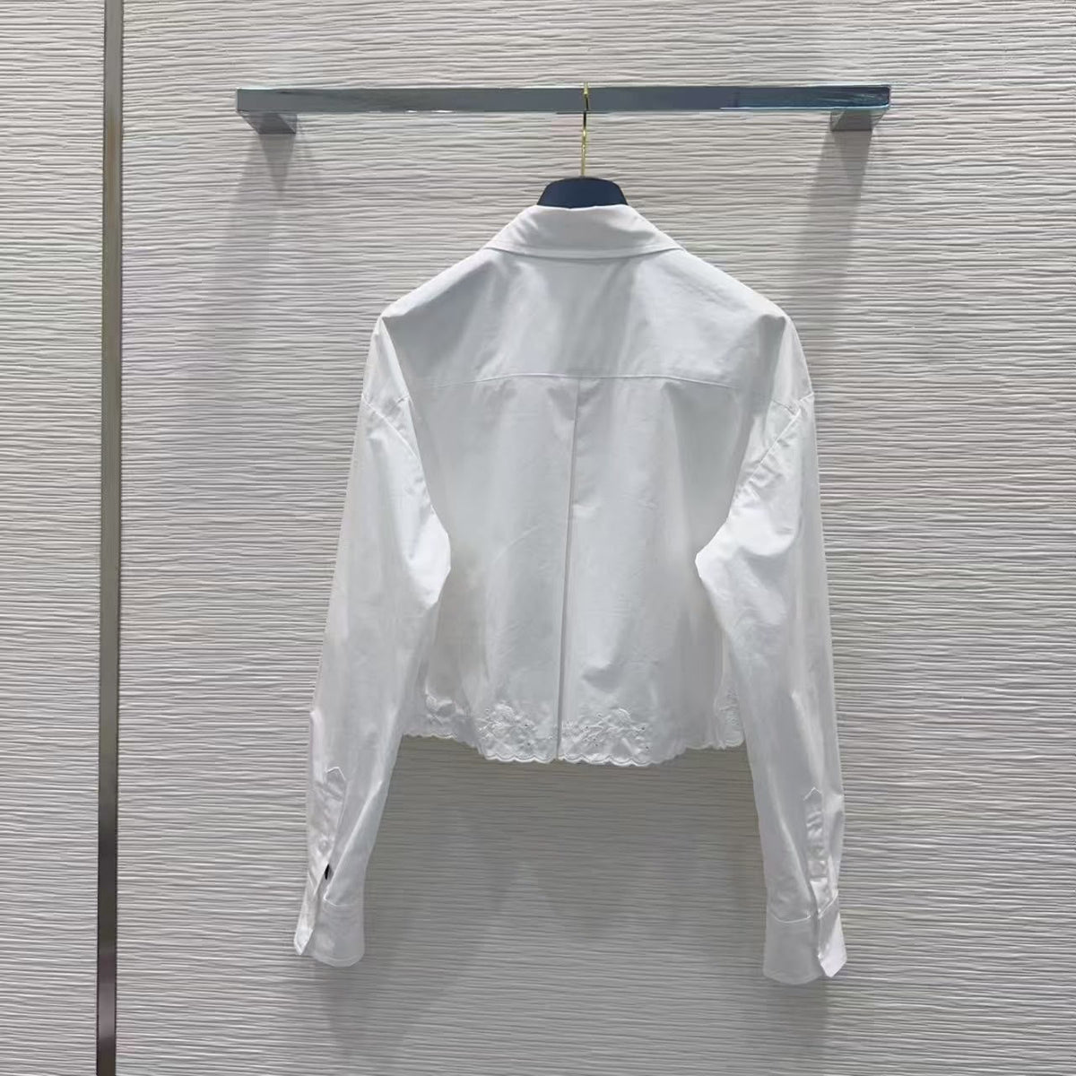 Louis Vuitton White Button