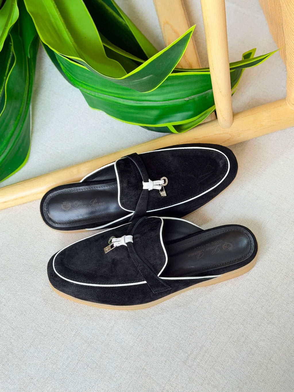 Loro Piana Babouche Charms Flat