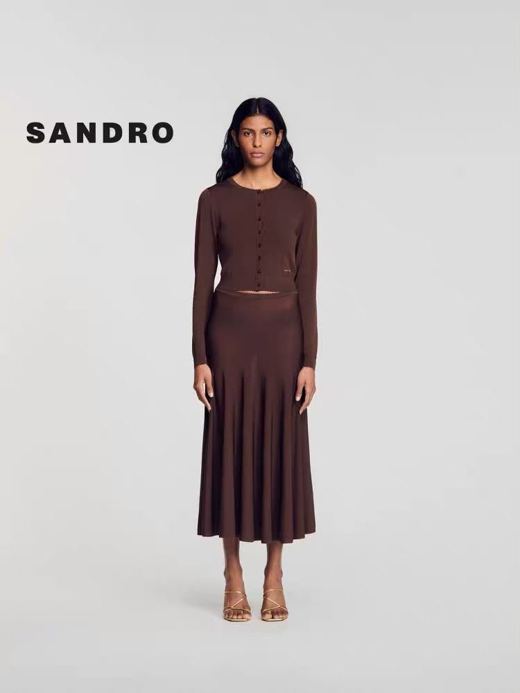 Sandro Knit Three-Piece Outfit Set