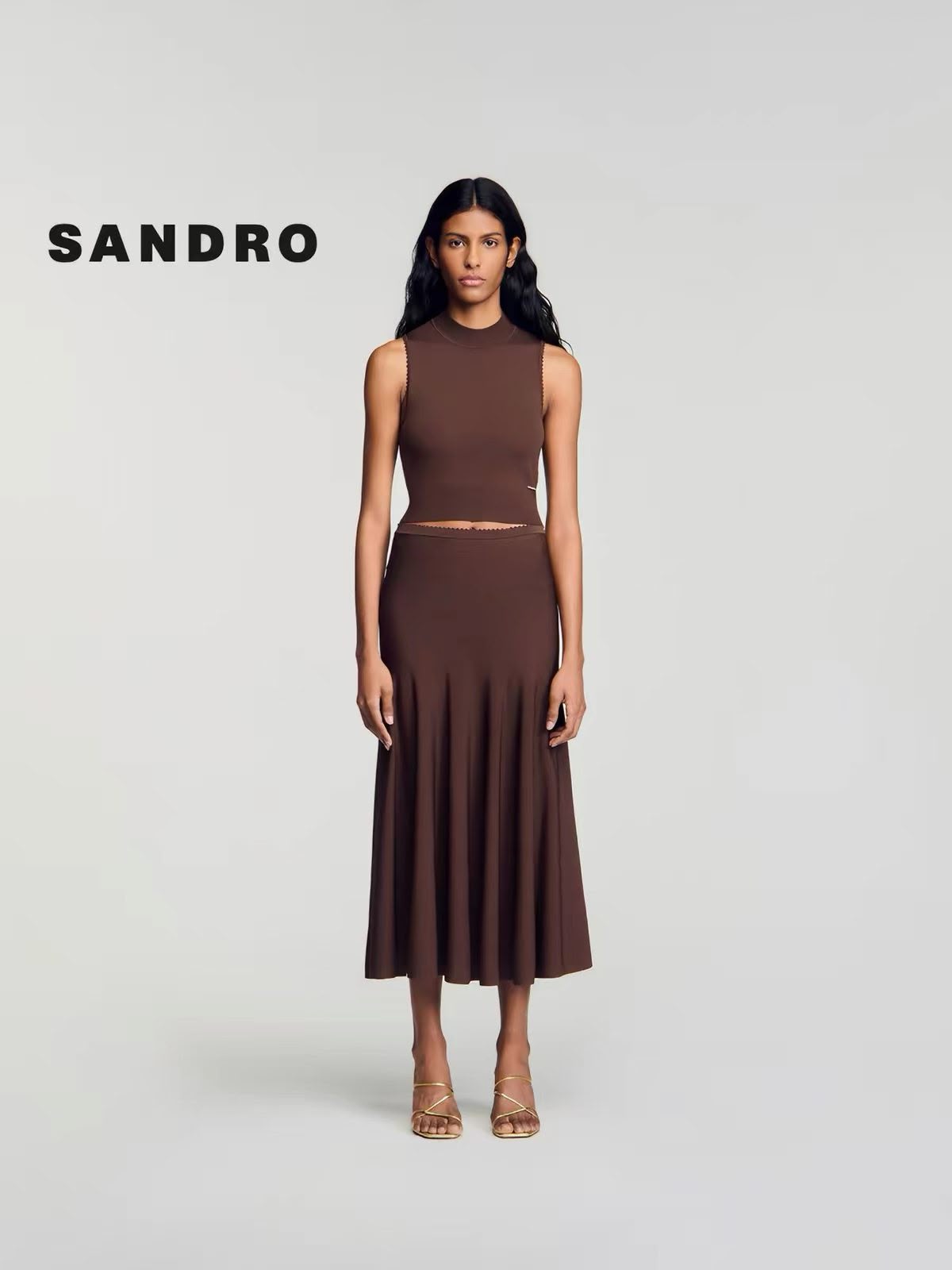 Sandro Knit Three-Piece Outfit Set