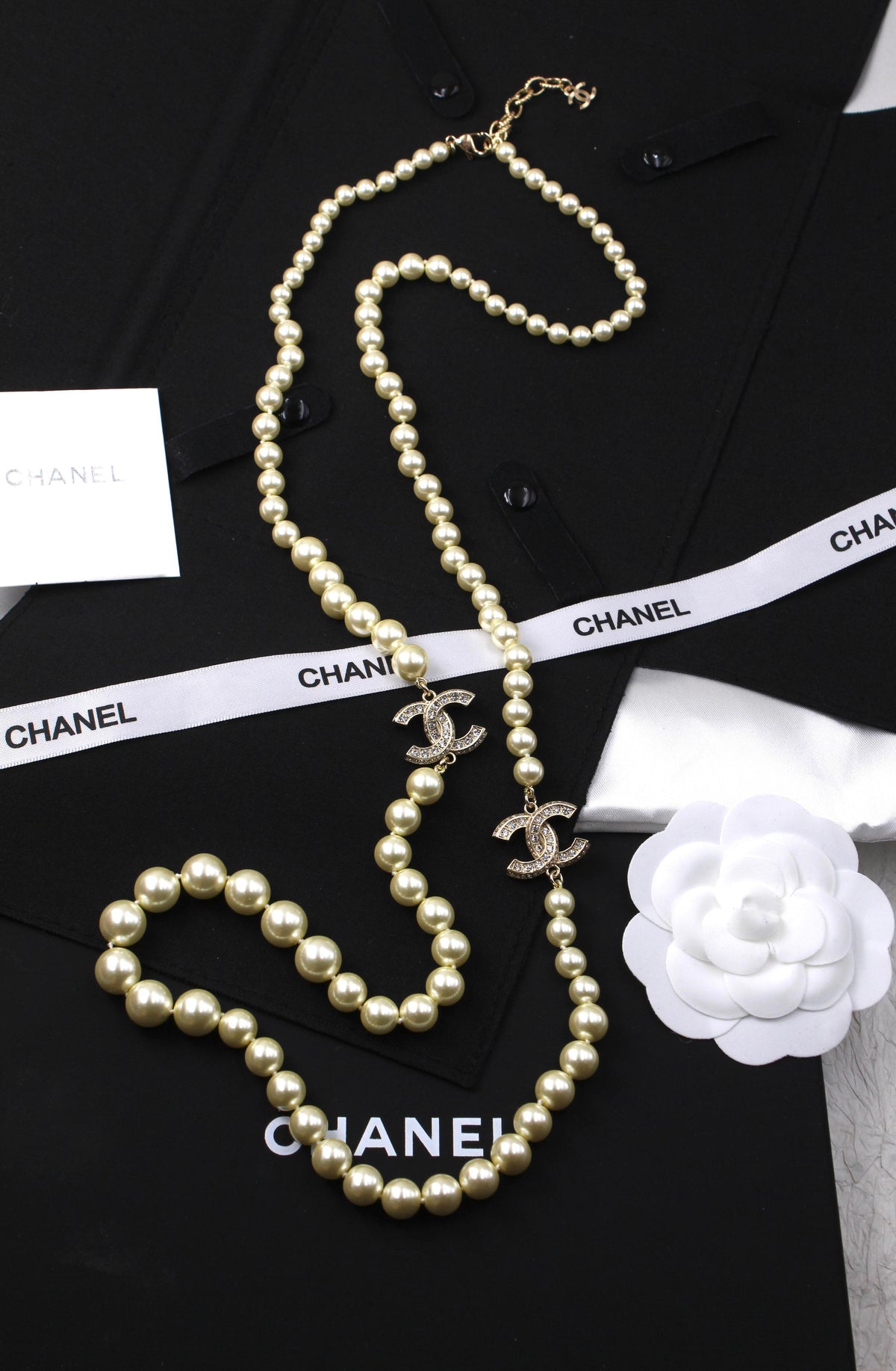 Chanel Necklace with CC Logo