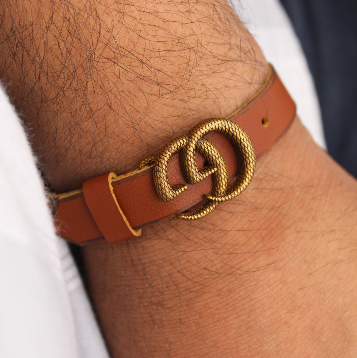 Gucci GG Marmont Leather Bracelet