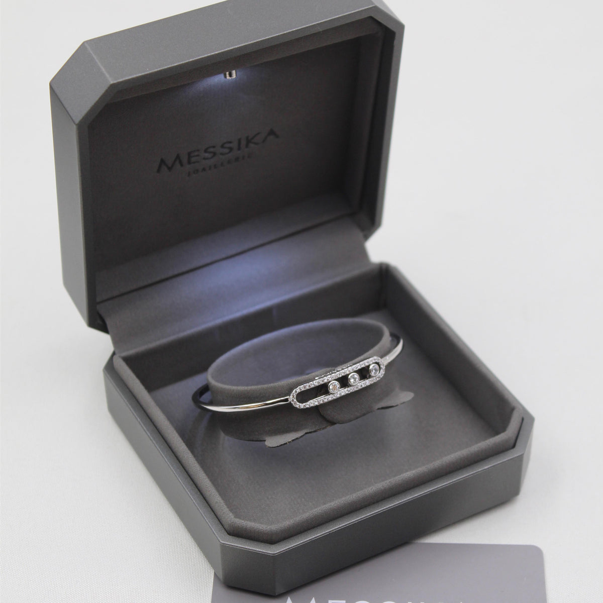 Messika Move Classic Pavé Bangle Bracelet Collection
