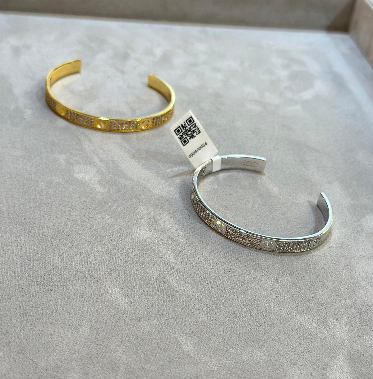 Fendi F Is Fendi Crystal Bracelet