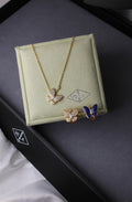 Van Cleef & Arpels Butterfly Motif Jewelry Set