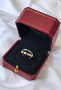 Cartier Double Band Pave Ring