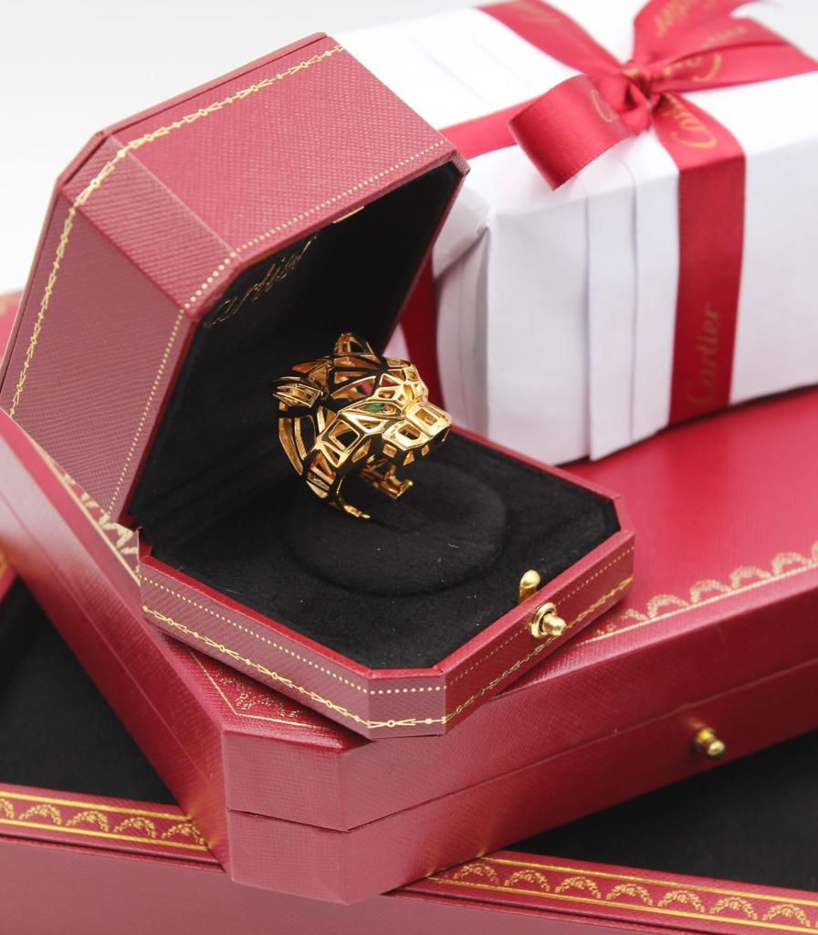 Cartier Sculpted Panther Ring