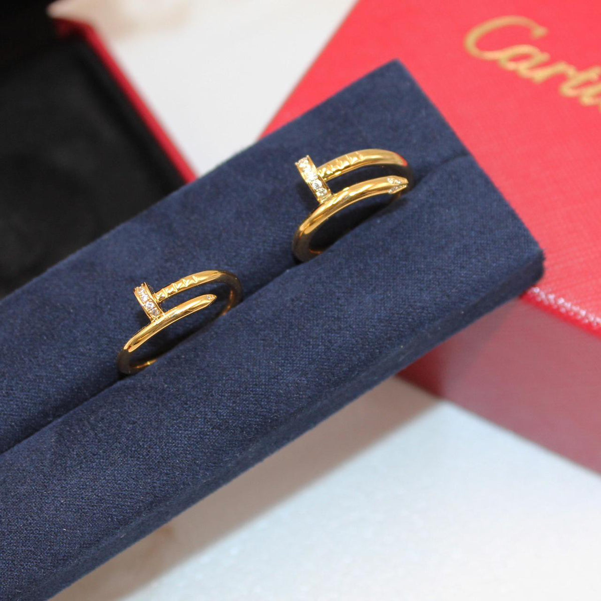 Cartier Head Accent Nail Ring