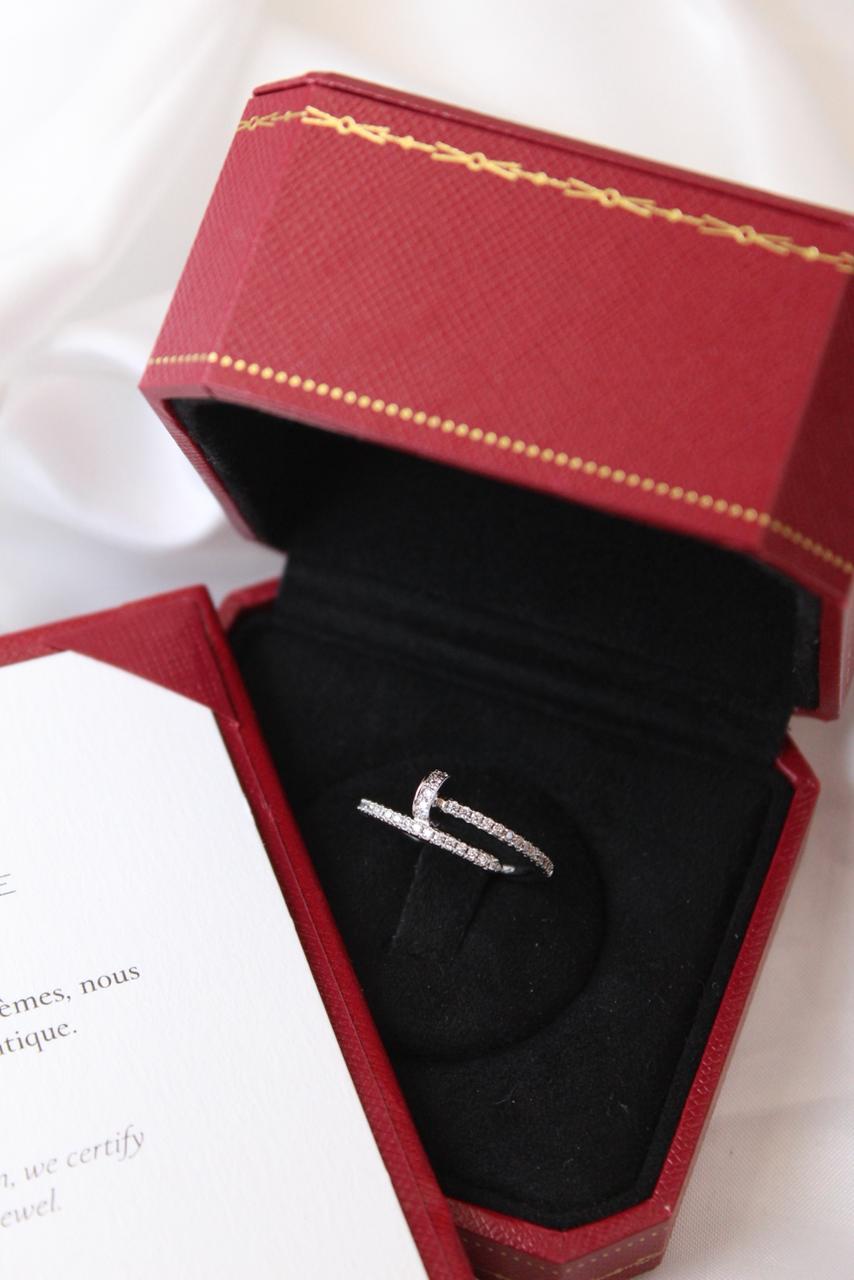 Cartier Full Pave Nail Ring
