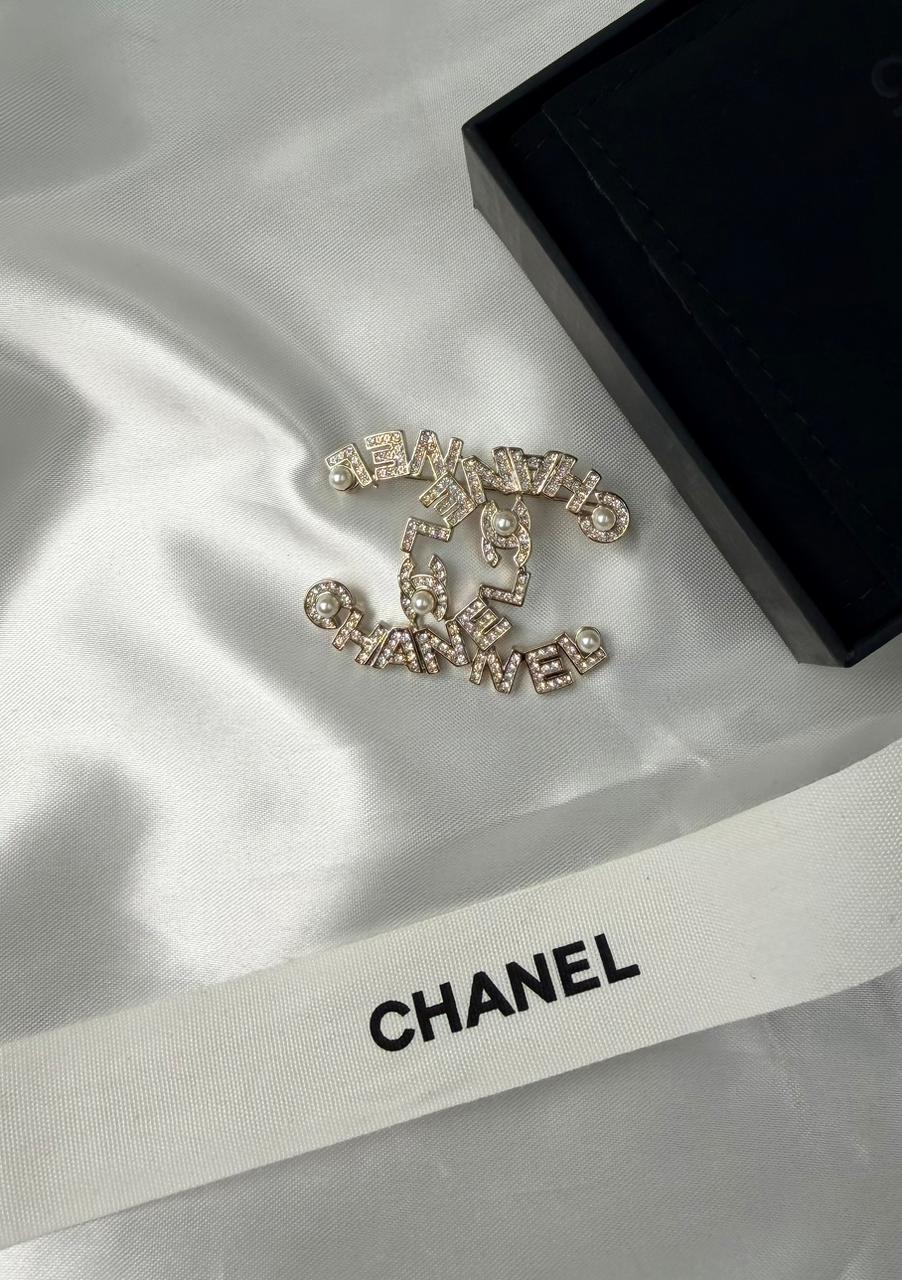 Chanel  CC Logo Brooch