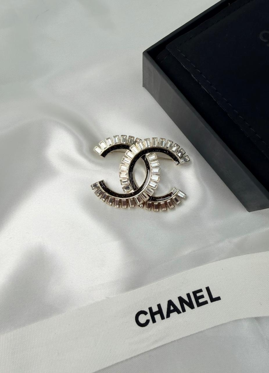 Chanel  CC Logo Brooch