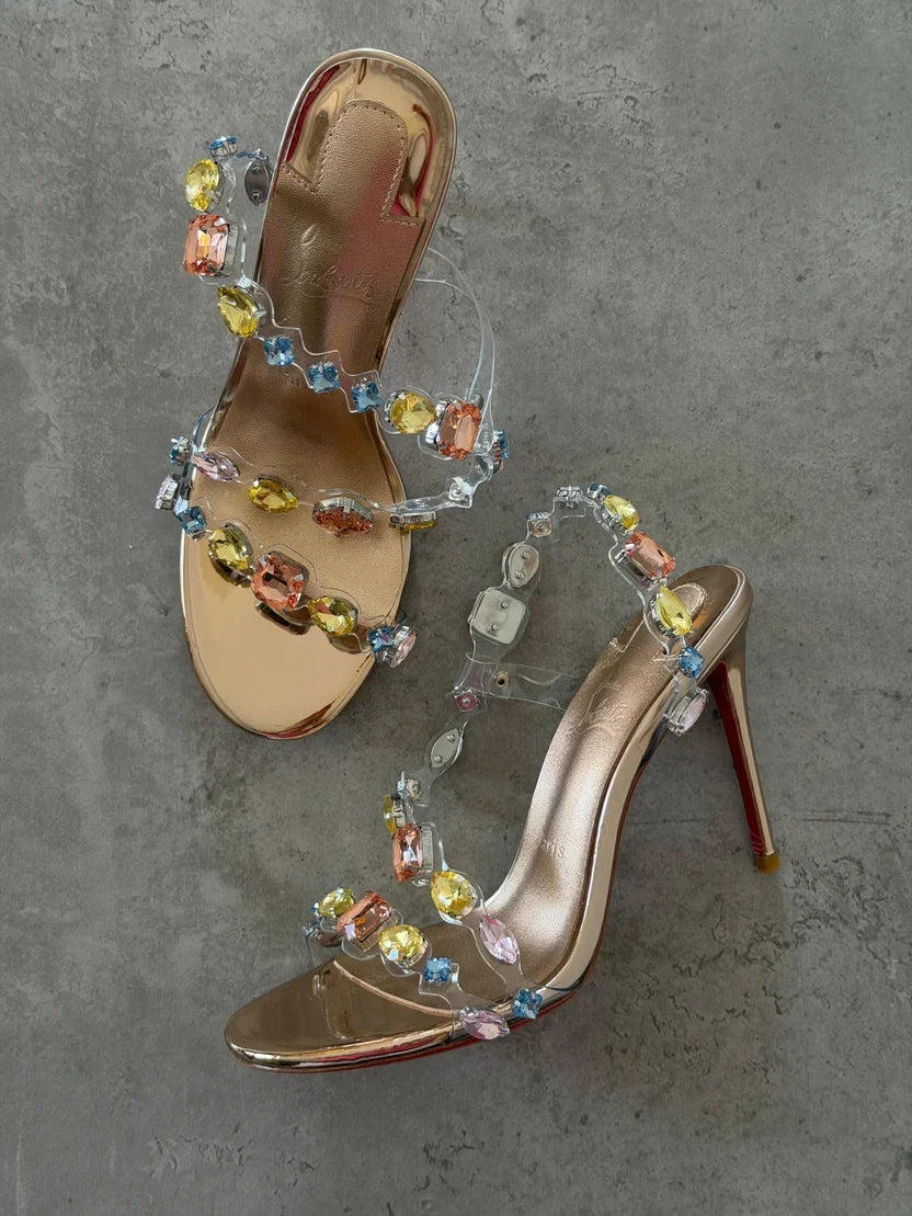 Christian Louboutin Rosa Jewel heel