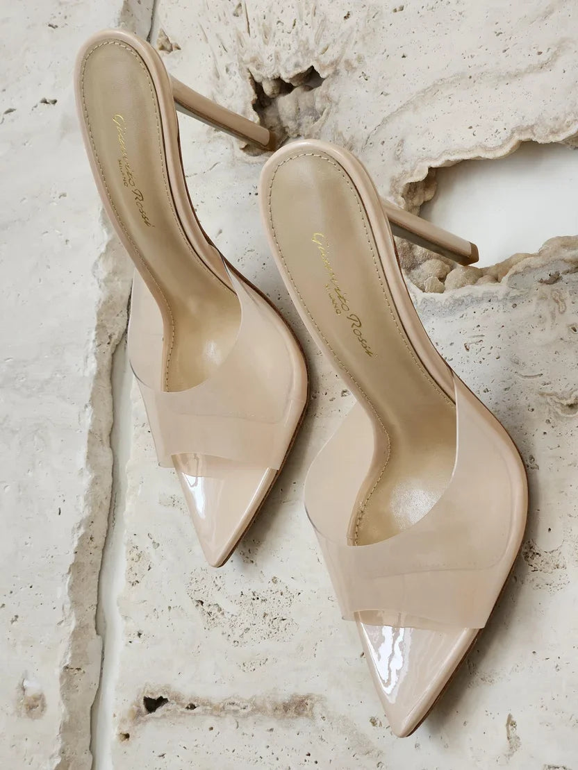 Gianvito Rossi Black Elle 105 Mule