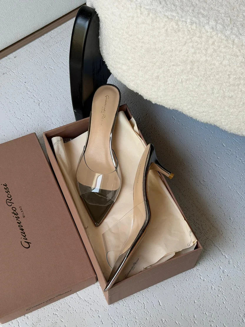 Gianvito Rossi Rania 55 Embellished Mules