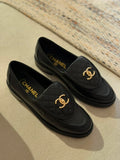 Chanel Pre-Loved Interlocking CC loafers