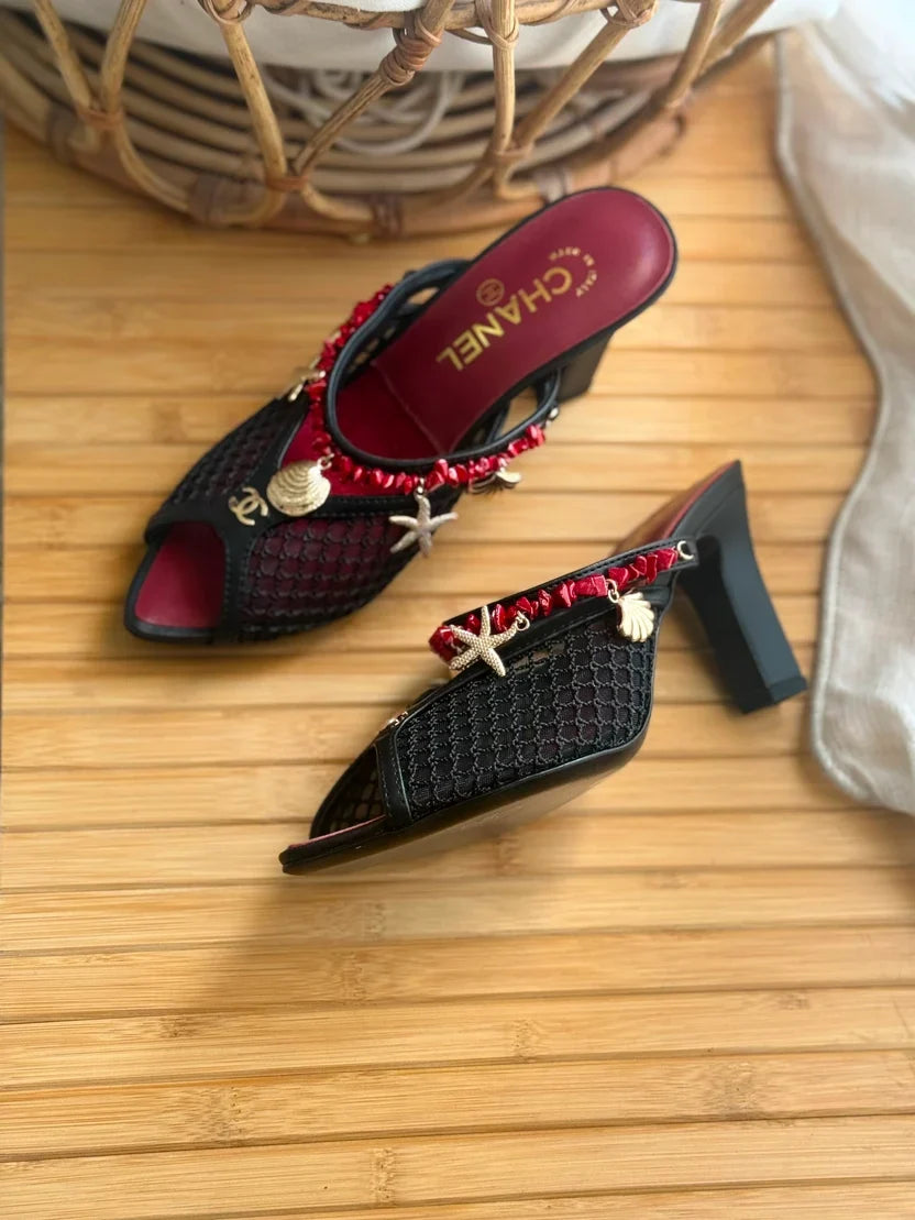 Chanel 26M Coco Beach Mules