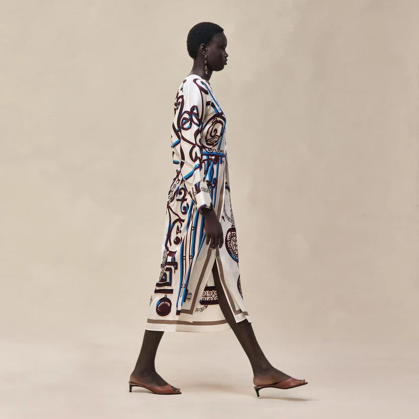 Hermes "L'Enseigne du Sellier" caftan