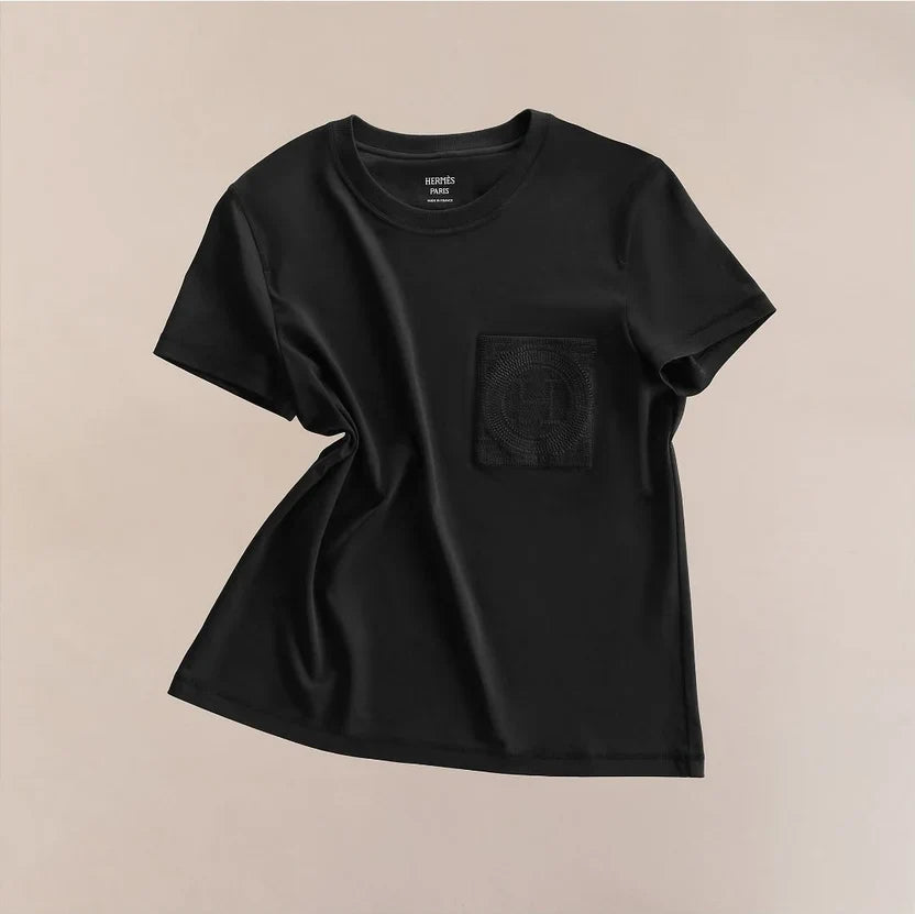 Hermes Embroidered Pocket T-Shirt