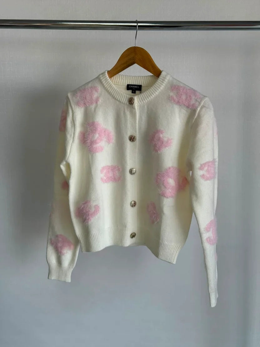 Chanel Knit Cardigan Accented