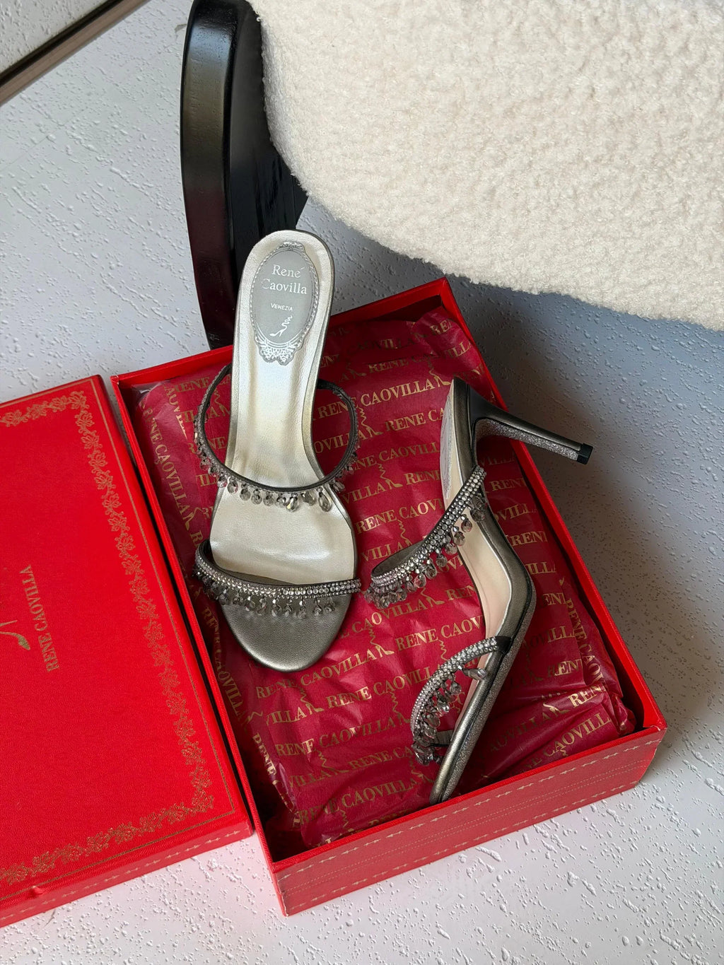 Rene Caovilla Chandelier Sandals
