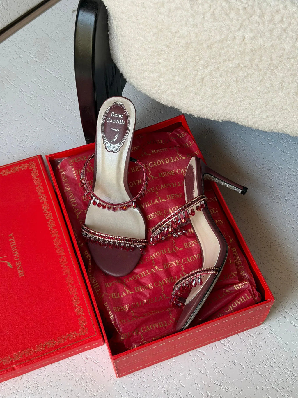 Rene Caovilla Chandelier Sandals