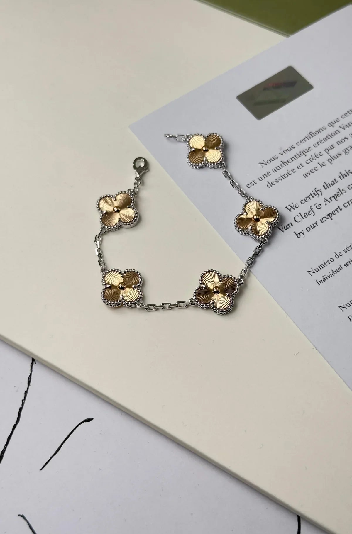 Van Cleef & Arpels Vintage Alhambra Guilloché Jewelry Full Set