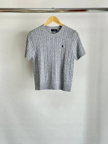 Polo Ralph Lauren Cable-Knit Short-Sleeve Jumper