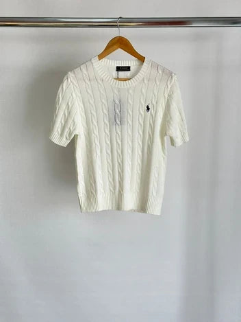 Polo Ralph Lauren Cable-Knit Short-Sleeve Jumper