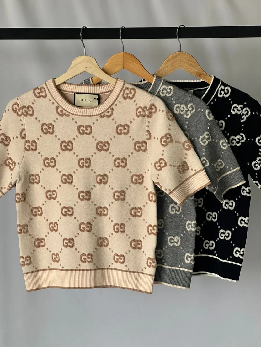Gucci GG Jacquard Bouclé Wool Sweater