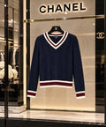 Chanel Cable Knit Cricket Sweater