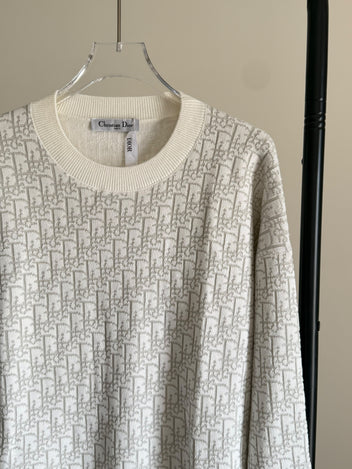 Dior Oblique Long-Sleeve Sweater