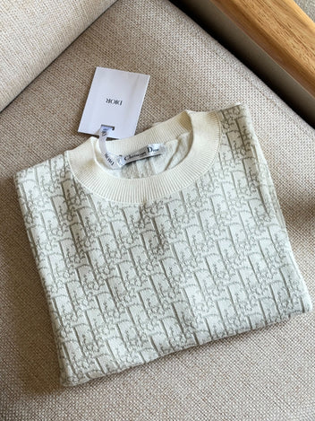 Dior Oblique Long-Sleeve Sweater