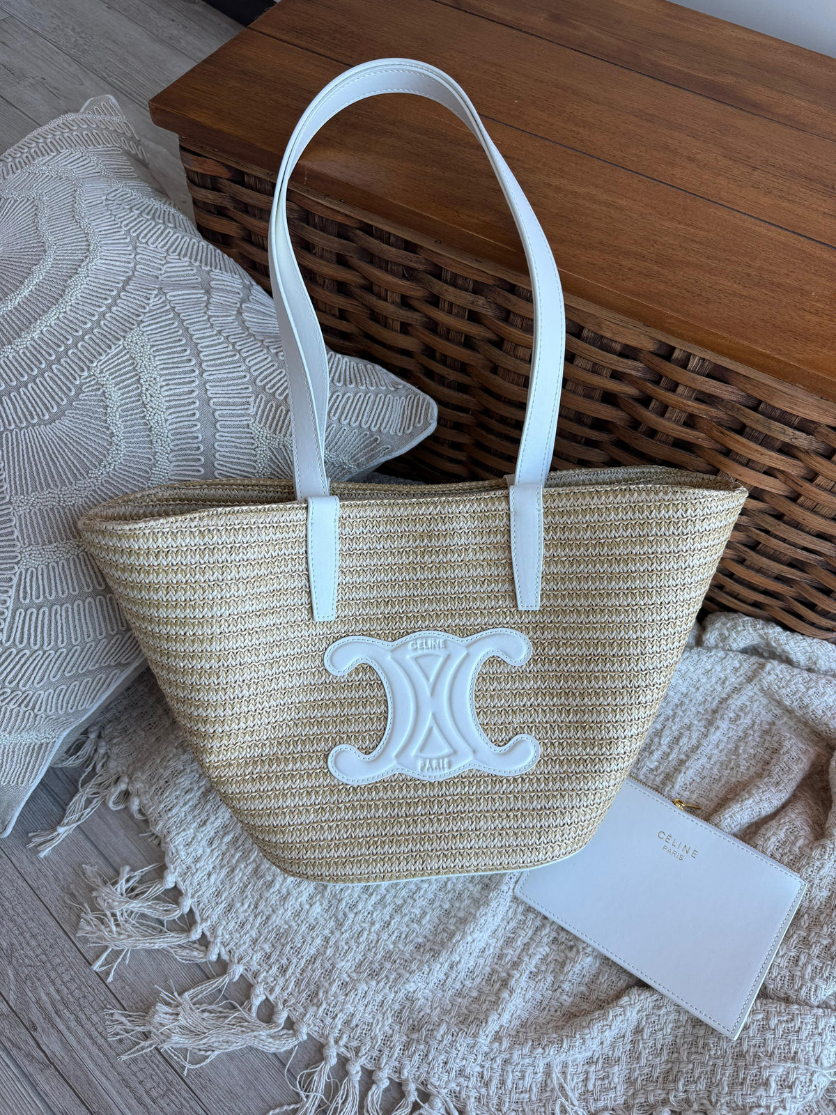Celine Teen Triomphe Panier Basket Bag