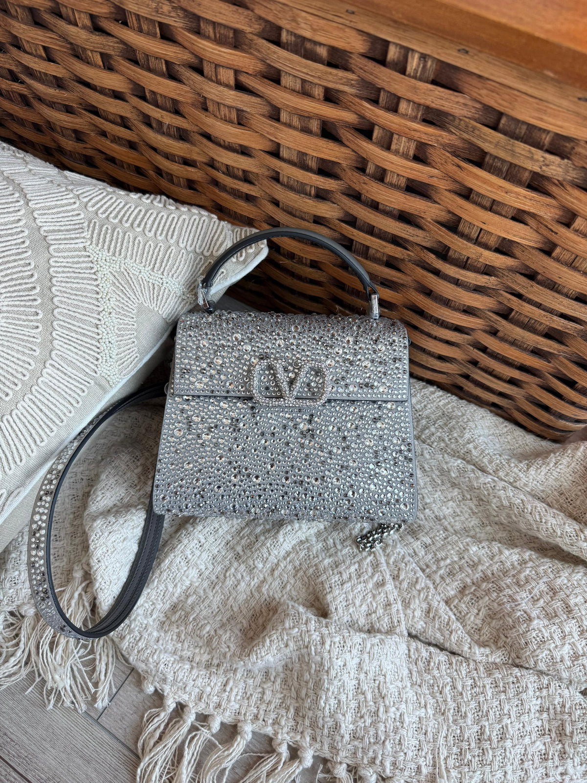 Valentino Garavani VLogo Signature Mini Top Handle Bag