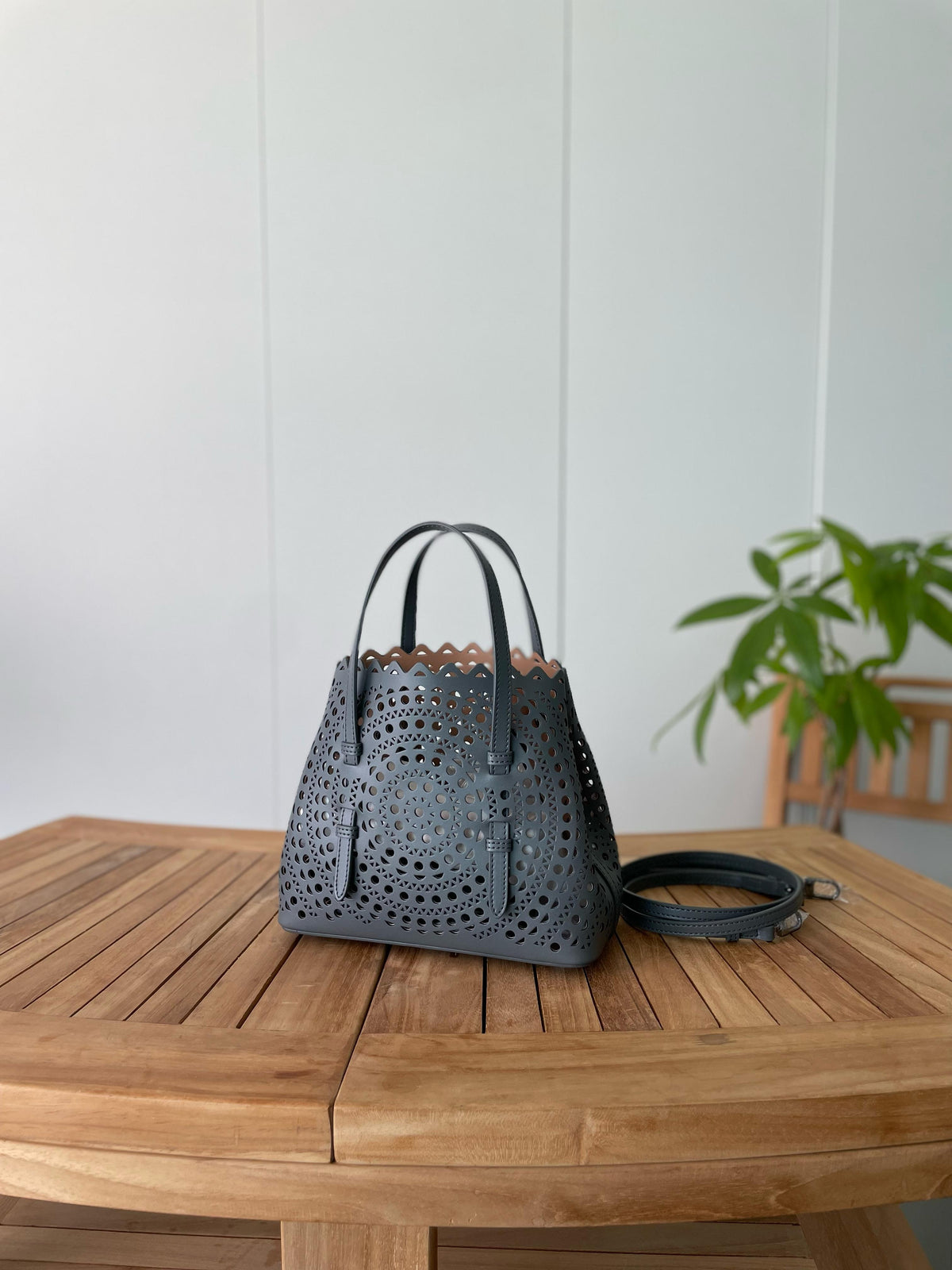 Alaïa Vienne Laser-Cut Tote Bag