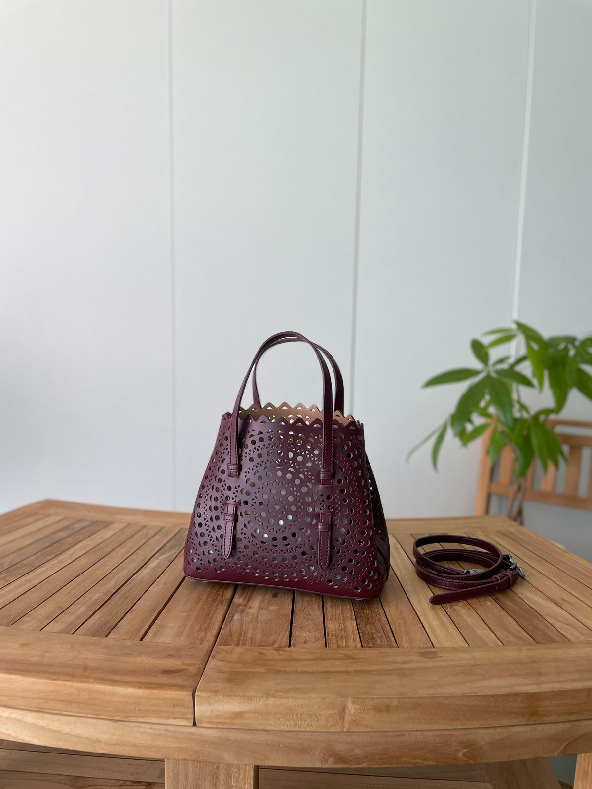 Alaïa Vienne Laser-Cut Tote Bag