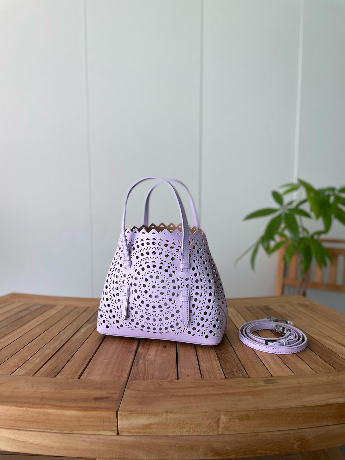 Alaïa Vienne Laser-Cut Tote Bag