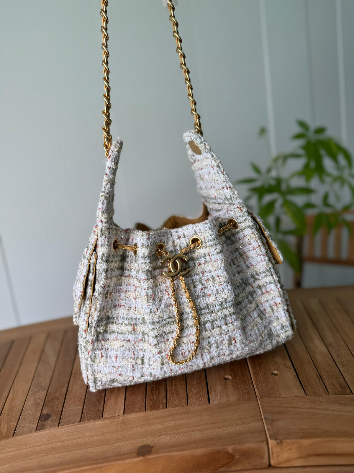 Chanel Tweed Bucket