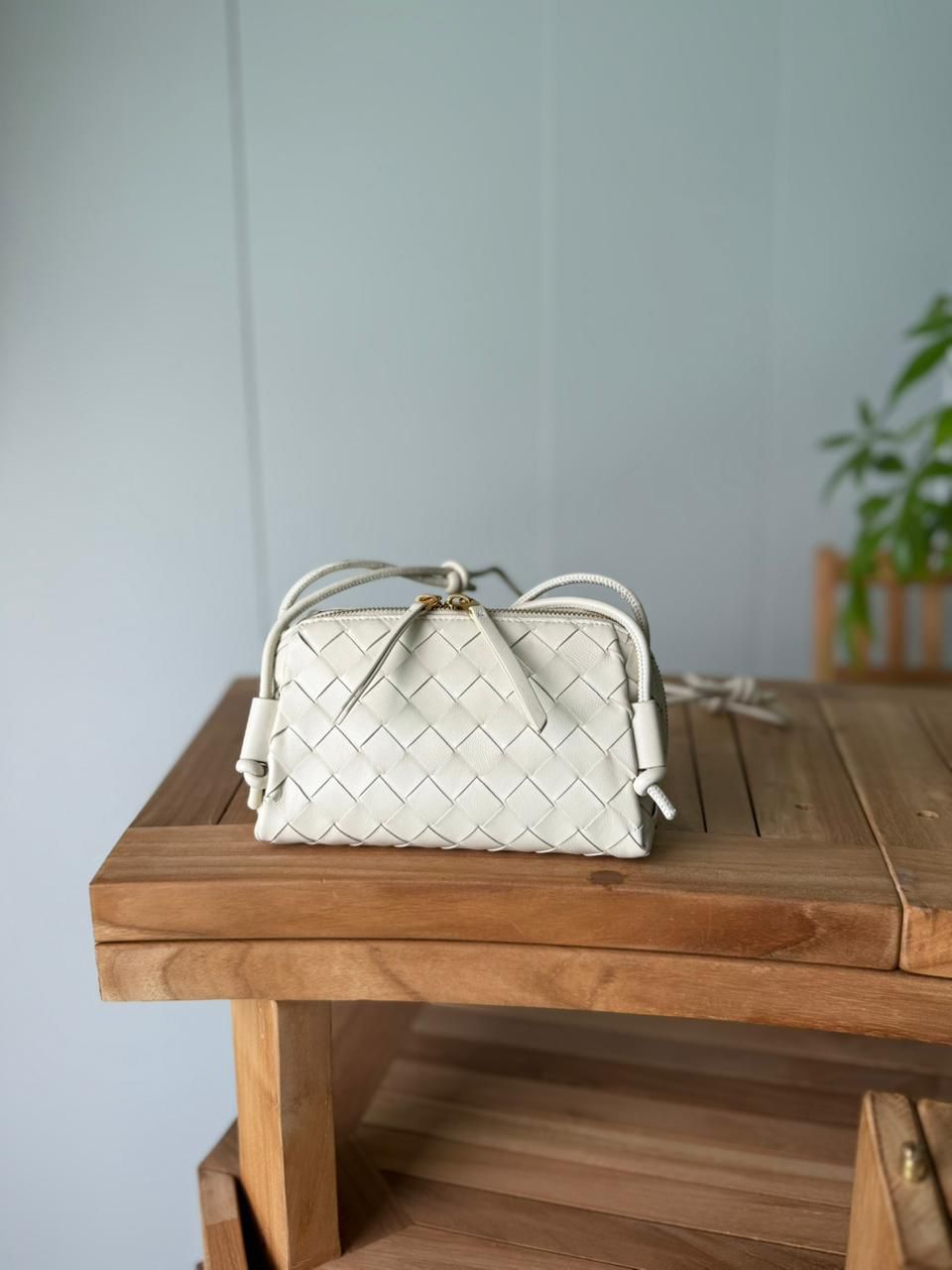 Bottega Veneta Intrecciato Leather Camera Bag