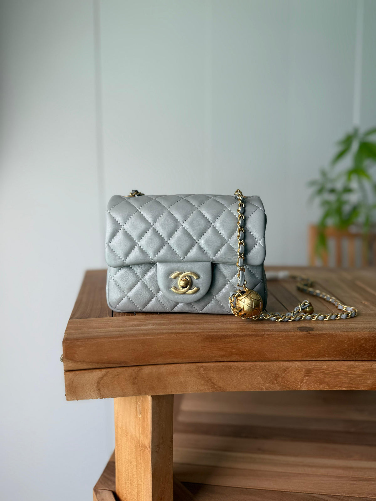 Chanel Classic Flap Bag with Metal Ball 16 cm