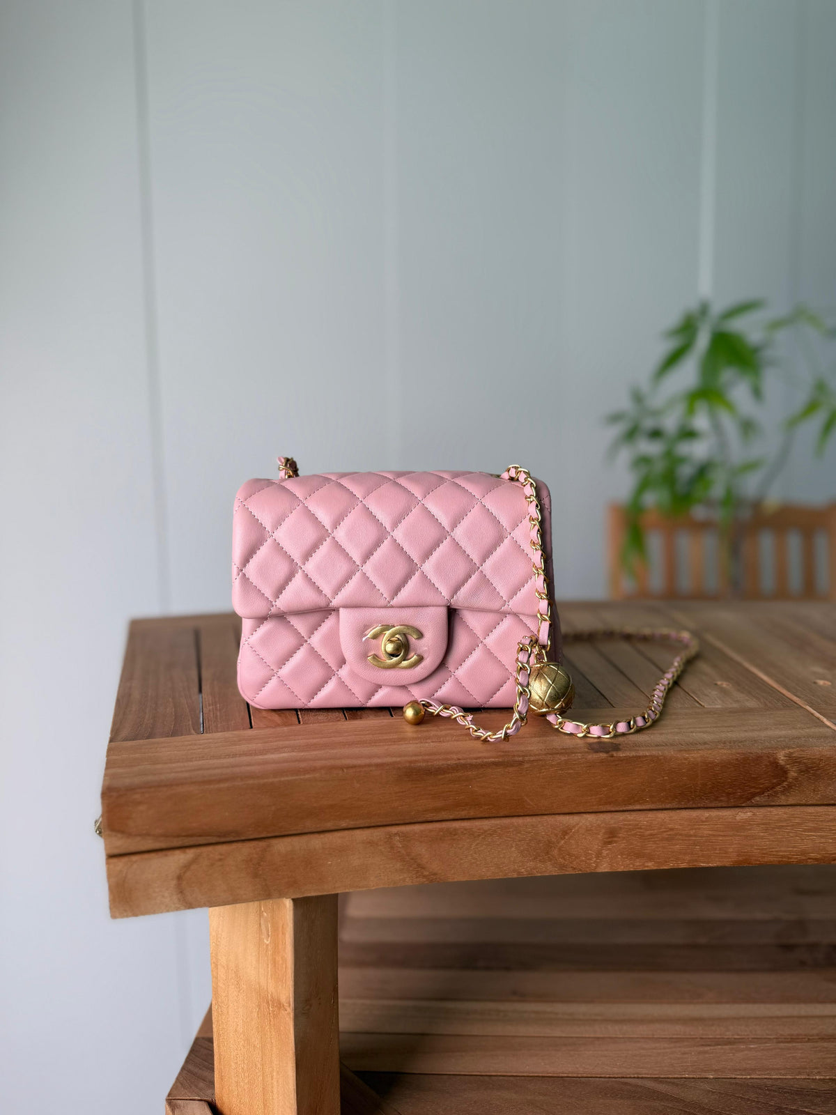 Chanel Classic Flap Bag with Metal Ball 16 cm